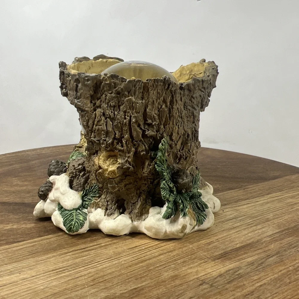 Vintage Nature's Friends‎ Squirrel Log Snow Globe – Summit Corp.